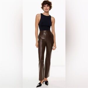 Women's Brown High-Waisted Pants